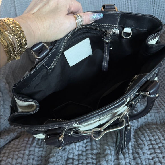 🎁COACH Hampton Leather Carryall Satchel🎁 - Picture 5 of 11